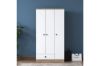 Picture of Noble Brown & White wardrobe 105cm
