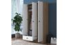 Picture of Noble Brown & White wardrobe 105cm