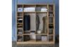 Picture of Noble Brown & White wardrobe 210cm 