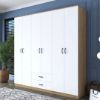 Picture of Noble Brown & White wardrobe 210cm