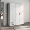 Picture of Fusion White wardrobe 140cm