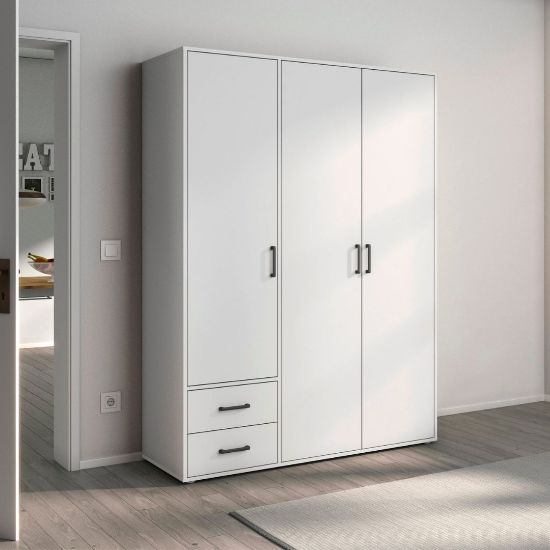 Picture of Fusion White wardrobe 140cm