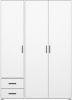 Picture of Fusion White wardrobe 140cm