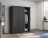 Picture of Fusion Grey wardrobe 140cm 