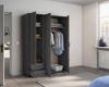 Picture of Fusion Grey wardrobe 140cm 