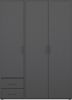 Picture of Fusion Grey wardrobe 140cm 