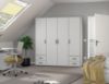 Picture of Fusion White wardrobe 200cm