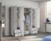 Picture of Fusion White wardrobe 200cm