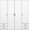 Picture of Fusion White wardrobe 200cm