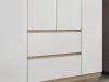 Picture of Legacy White & Lightwood Wardrobe 181cm 