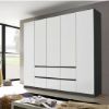 Picture of Legacy White & Black Wardrobe 225cm 