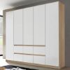 Picture of Legacy White & Lightwood Wardrobe 225cm  