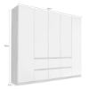 Picture of Legacy White & Lightwood Wardrobe 225cm  