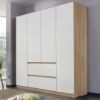 Picture of Legacy White & Lightwood Wardrobe 181cm 