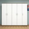 Picture of Pelton White & Brown Wardrobe 220cm 