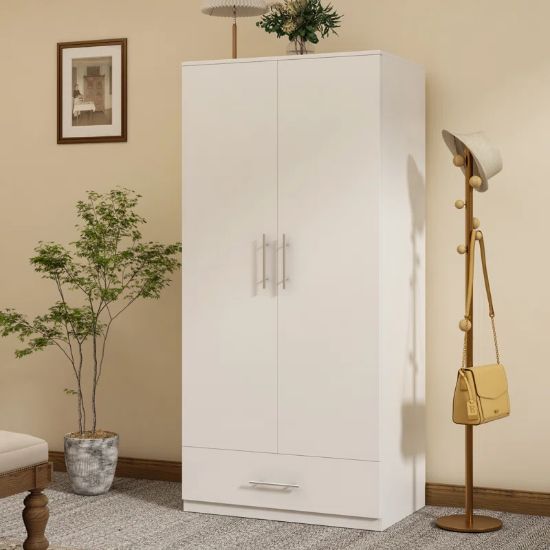 Picture of Artem White Wardrobe 80cm  