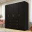 Picture of Classy Black Wardrobe 200cm