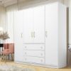 Picture of Classy White Wardrobe 200cm 