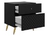 Picture of Luka Black Nightstand 