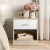 Picture of Nova Lightwood & white nightstand