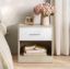 Picture of Nova Lightwood & white nightstand