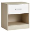 Picture of Nova Lightwood & white nightstand