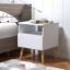 Picture of Wave White  Nightstand 