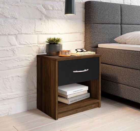 Picture of Terra Black & Brown nightstand