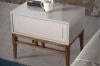 Picture of Divine White & Brown Nightstand