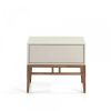 Picture of Divine White & Brown Nightstand