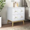 Picture of Bliss White & Gold Nightstand
