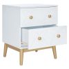 Picture of Bliss White & Gold Nightstand