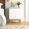 Picture of Pearl White Nightstand