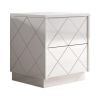 Picture of Diamond White Nightstand   