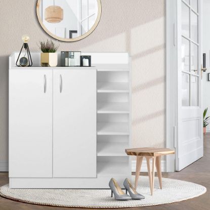 Picture of Olinda White Shoe Cabinet