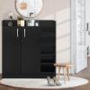 Picture of Olinda Black Shoe Cabinet 