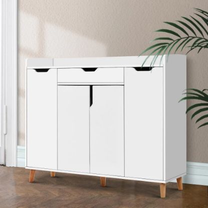 Picture of  Roika White Shoe Cabinet 
