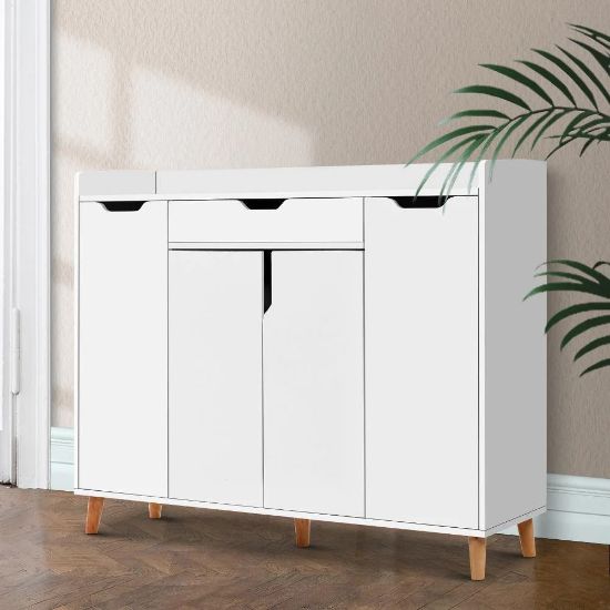 Picture of  Roika White Shoe Cabinet 