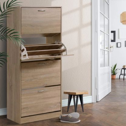 Picture of Brascom Lightwood Shoe Cabinet