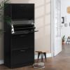 Picture of Brascom Black Shoe Cabinet 