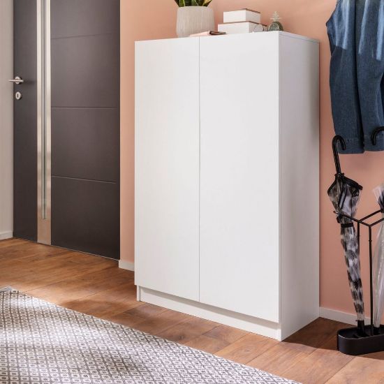 Picture of Claresta White Shoe Cabinet