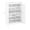 Picture of Claresta White Shoe Cabinet