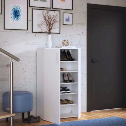 Picture of Corline White  Shoe Cabinet 