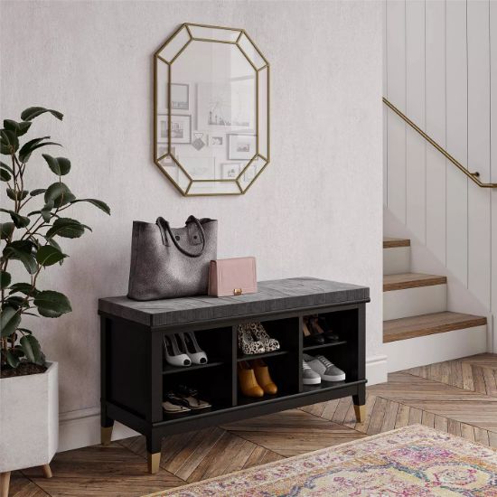 Picture of Darlin Black Shoe Bench