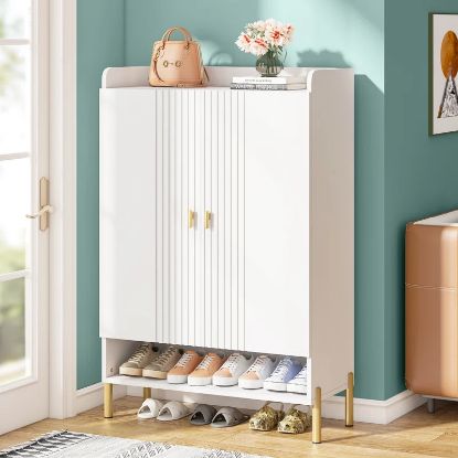 Picture of Sapphire White Shoe Cabinet