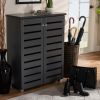 Picture of Baxton Black Shoe Cabinet