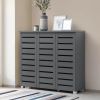 Picture of  Baxton XL Grey Shoe Cabinet
