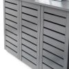 Picture of  Baxton XL Grey Shoe Cabinet