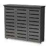 Picture of  Baxton XL Black Shoe Cabinet 