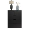 Picture of Glan Black 5-Drawer Unit